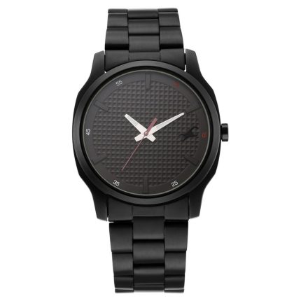 Fastrack NR3255NM01 Stunners Quartz Analog Black Dial Metal Strap Watch